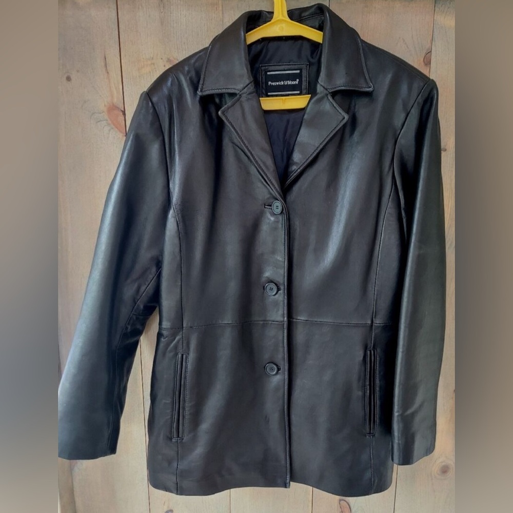 PRESWICK & MOORE (VIDEO)
Mens Black Insulated Leather Jacket